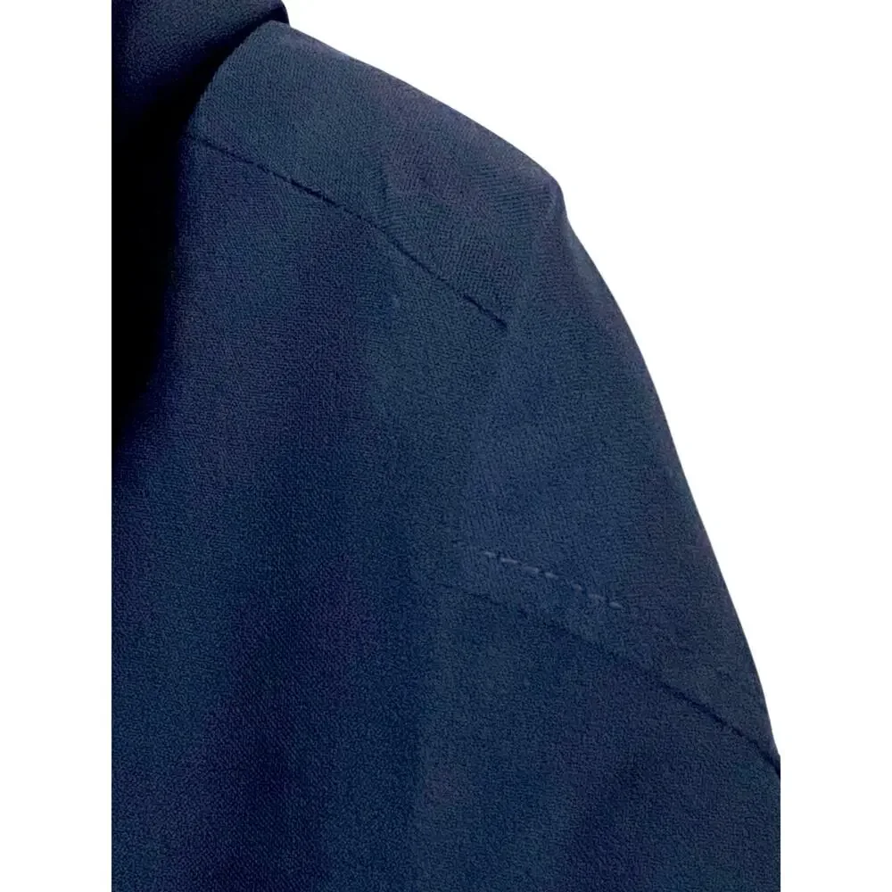 Balibaris Men L Hooded Jacket Blue Full Zip Minimalist Urban Utility Utilitarian